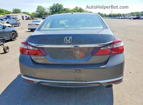 1HGCR2F82HA299669 2017 HONDA ACCORD Gray Widok z tyłu