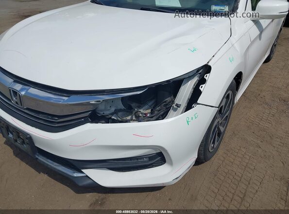 1HGCR2F83GA001855 2016 HONDA ACCORD Белый Вид спереди