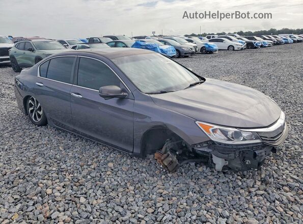 1HGCR2F83GA009910 2016 HONDA ACCORD Gray Przód prawy