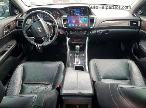 1HGCR2F83GA009910 2016 HONDA ACCORD Gray Widok deski rozdzielczej