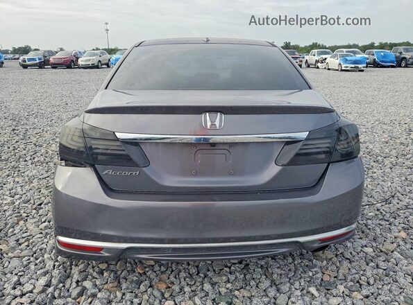 1HGCR2F83GA009910 2016 HONDA ACCORD Gray Widok z tyłu