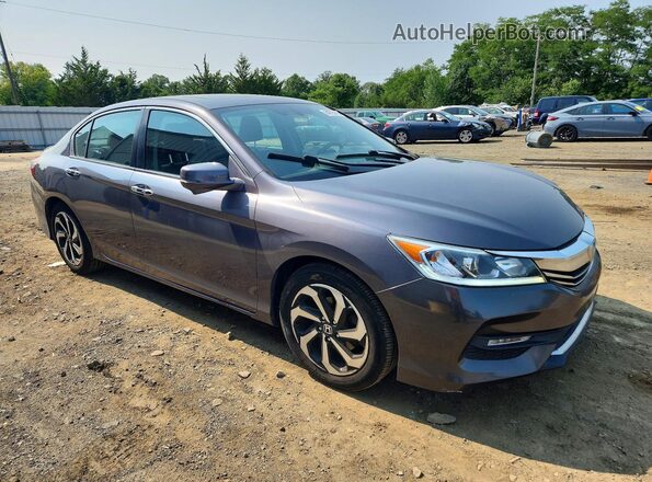 1HGCR2F83GA124619 2016 HONDA ACCORD Gray Przód prawy