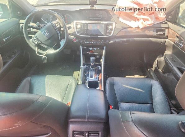 1HGCR2F83HA116490 2017 HONDA ACCORD Black Dashboard view