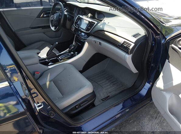 1HGCR2F83HA184952 2017 HONDA ACCORD Dark Blue წინა სალონის ხედი
