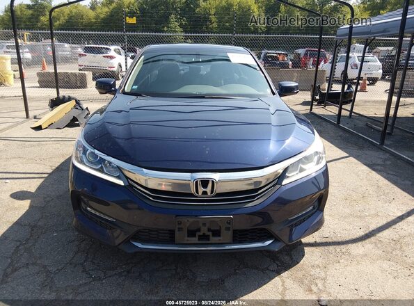 1HGCR2F83HA184952 2017 HONDA ACCORD Dark Blue უკანა სალონის ხედი
