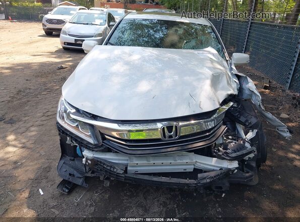 1HGCR2F83HA305222 2017 HONDA ACCORD Белый Вид задней части салона