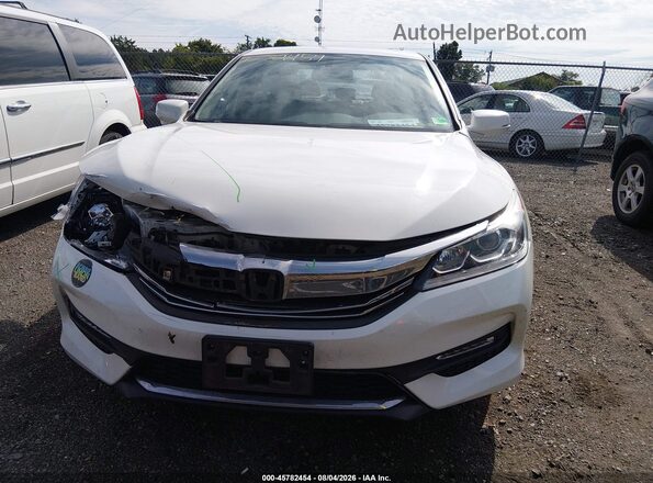 1HGCR2F84GA054189 2016 HONDA ACCORD White Вид щитка приладів