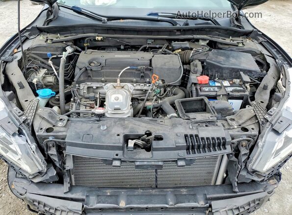 1HGCR2F84GA096359 2016 HONDA ACCORD Black უკანა სალონის ხედი