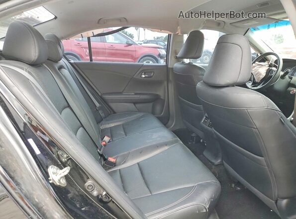 1HGCR2F84GA096359 2016 HONDA ACCORD Black უკანა სავარძლების ხედი