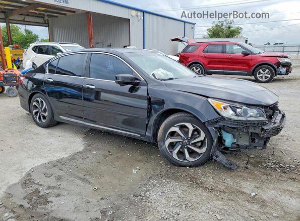 1HGCR2F84GA096359 2016 HONDA ACCORD Black წინა მარჯვენა