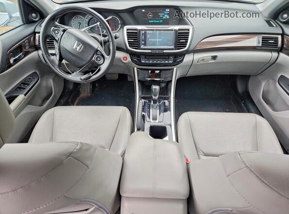 1HGCR2F84GA175319 2016 HONDA ACCORD Silver Вид панелі приладів