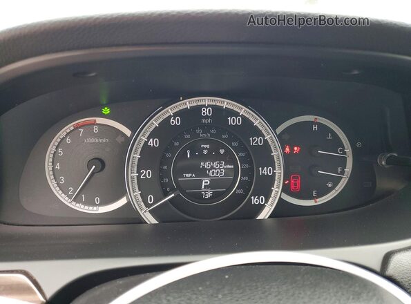 1HGCR2F84GA236457 2016 HONDA ACCORD Серый Вид щитка приборов