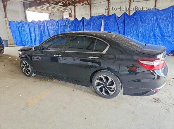 1HGCR2F84HA026149 2017 HONDA ACCORD Black Հետևի ձախ