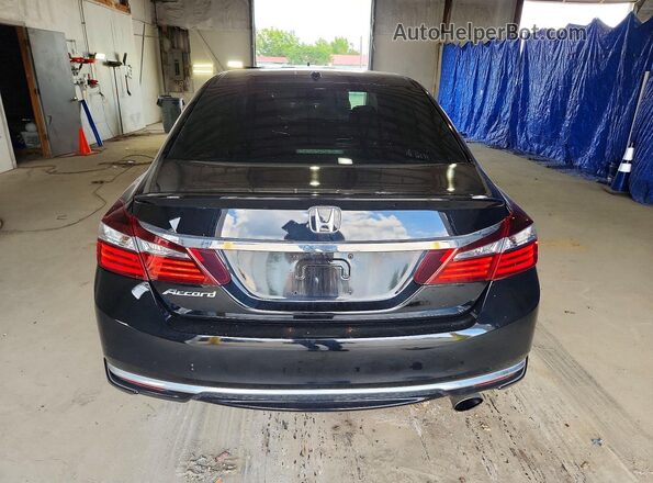 1HGCR2F84HA026149 2017 HONDA ACCORD Black Հետևի տեսք