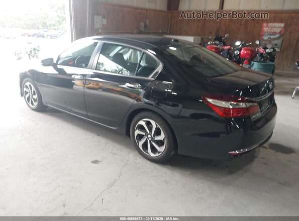 1HGCR2F84HA045722 2017 HONDA ACCORD Black Tył lewy