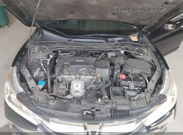 1HGCR2F84HA045722 2017 HONDA ACCORD Black Widok z tyłu