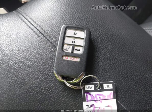 1HGCR2F84HA045722 2017 HONDA ACCORD Black Widok deski rozdzielczej