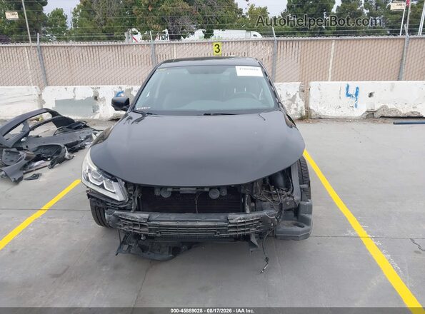 1HGCR2F84HA161289 2017 HONDA ACCORD Black Widok wnętrza z tyłu