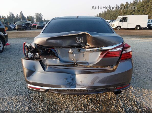 1HGCR2F84HA164063 2017 HONDA ACCORD Gray Front view