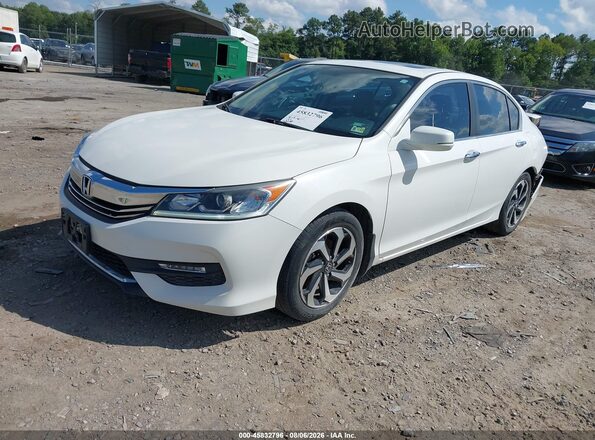 1HGCR2F85GA030306 2016 HONDA ACCORD White Vista tres cuartos delantera izquierda