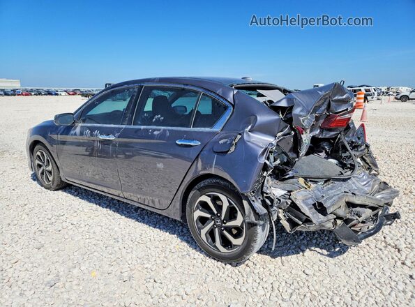 1HGCR2F85GA052080 2016 HONDA ACCORD Gray Tył lewy