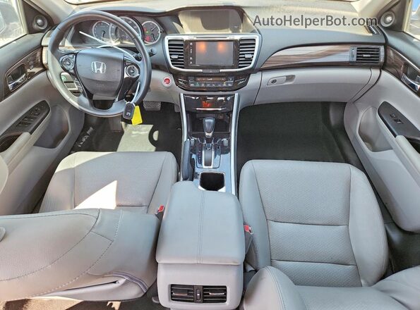 1HGCR2F85GA052080 2016 HONDA ACCORD Gray Widok deski rozdzielczej