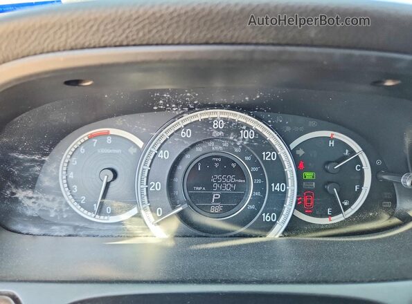 1HGCR2F85GA052080 2016 HONDA ACCORD Gray Widok zestawu wskaźników