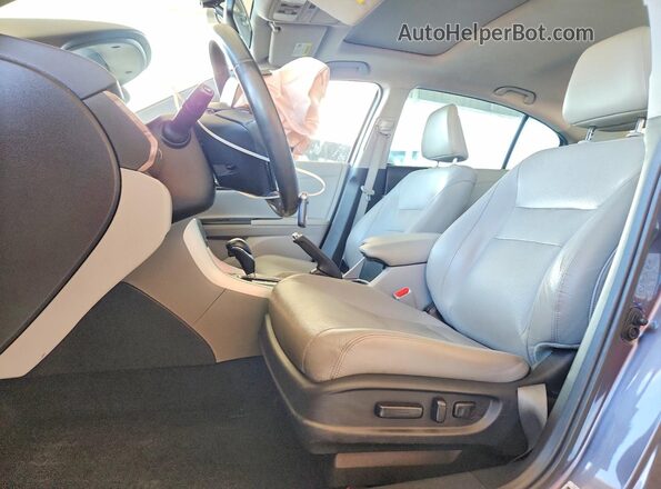 1HGCR2F85GA054802 2016 HONDA ACCORD Gray წინა სალონის ხედი