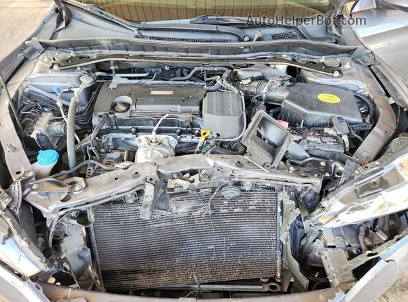 1HGCR2F85GA054802 2016 HONDA ACCORD Gray უკანა სალონის ხედი