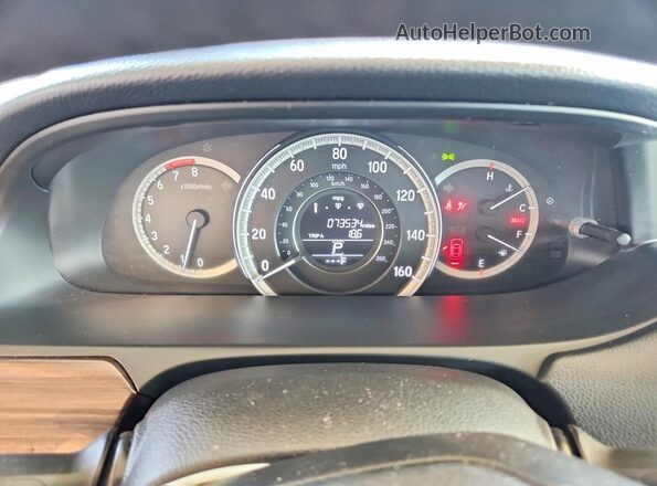 1HGCR2F85GA054802 2016 HONDA ACCORD Gray ხელსაწყოთა პანელის ხედი