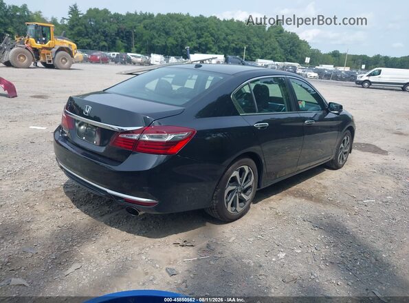 1HGCR2F85GA082938 2016 HONDA ACCORD Черный Задняя правая четверть