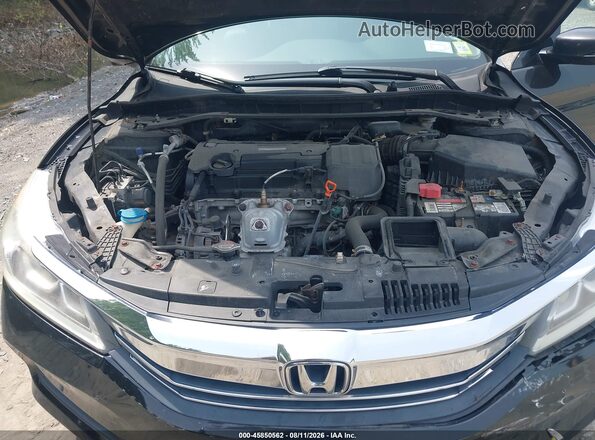 1HGCR2F85GA082938 2016 HONDA ACCORD Черный Вид сзади