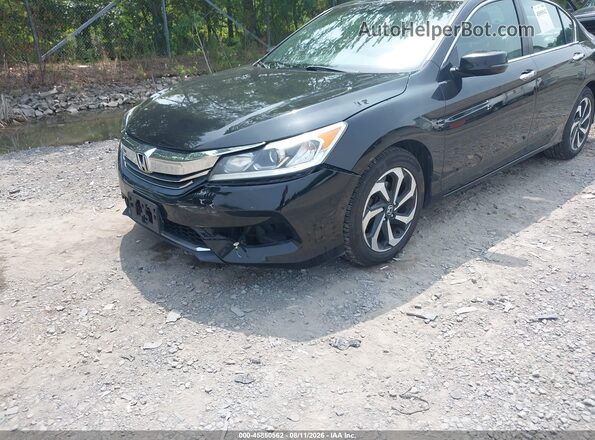 1HGCR2F85GA082938 2016 HONDA ACCORD Черный Вид спереди