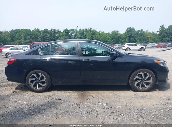 1HGCR2F85GA082938 2016 HONDA ACCORD Черный Вид задней части салона