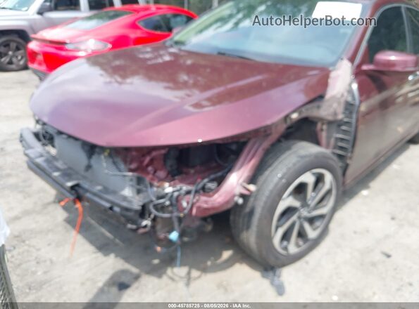 1HGCR2F85HA046961 2017 HONDA ACCORD Burgundy Դիմացի տեսք