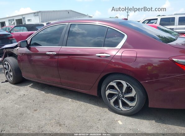 1HGCR2F85HA046961 2017 HONDA ACCORD Burgundy 