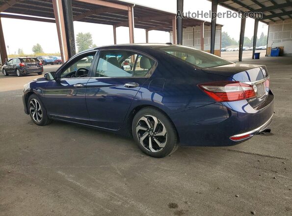 1HGCR2F85HA112196 2017 HONDA ACCORD Blue Rear left