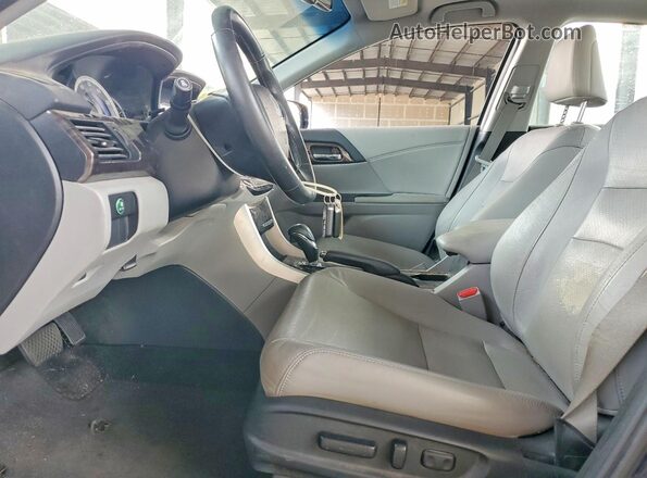 1HGCR2F85HA112196 2017 HONDA ACCORD Blue Front interior view
