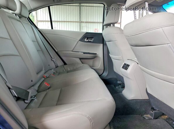 1HGCR2F85HA112196 2017 HONDA ACCORD Blue Rear seats view