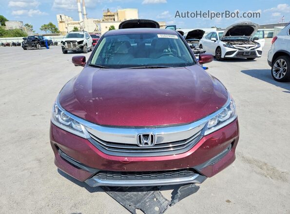 1HGCR2F86GA008105 2016 HONDA ACCORD Maroon წინა ხედი