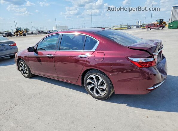 1HGCR2F86GA008105 2016 HONDA ACCORD Maroon უკანა მარცხენა
