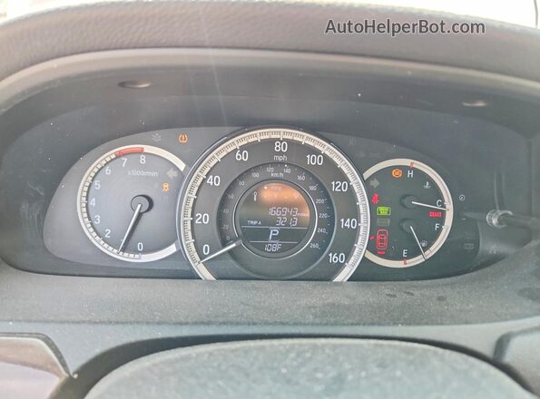 1HGCR2F86GA008105 2016 HONDA ACCORD Maroon ხელსაწყოთა პანელის ხედი