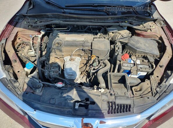 1HGCR2F86GA008105 2016 HONDA ACCORD Maroon უკანა სალონის ხედი