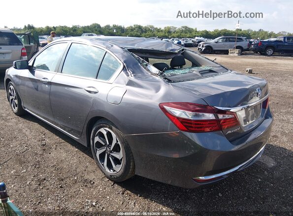 1HGCR2F86GA079904 2016 HONDA ACCORD Gray Tył lewy
