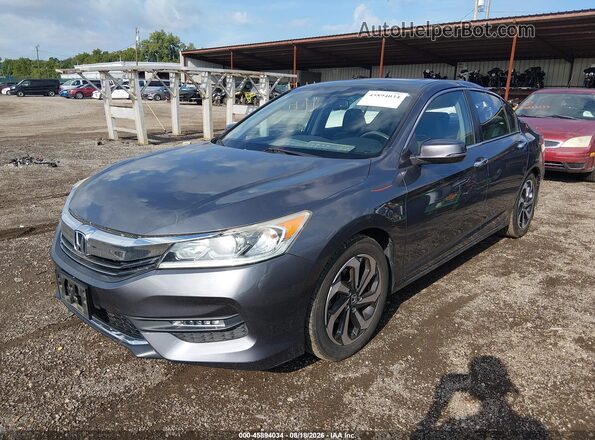 1HGCR2F86GA079904 2016 HONDA ACCORD Gray Przód lewy