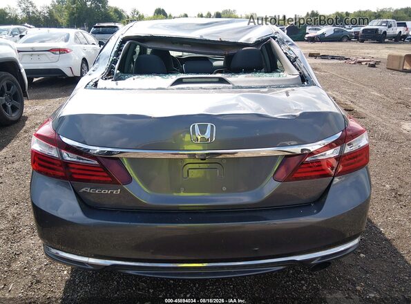 1HGCR2F86GA079904 2016 HONDA ACCORD Gray 