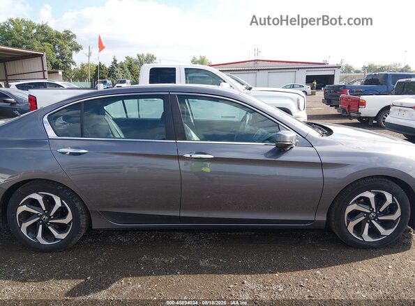 1HGCR2F86GA079904 2016 HONDA ACCORD Gray Widok wnętrza z tyłu