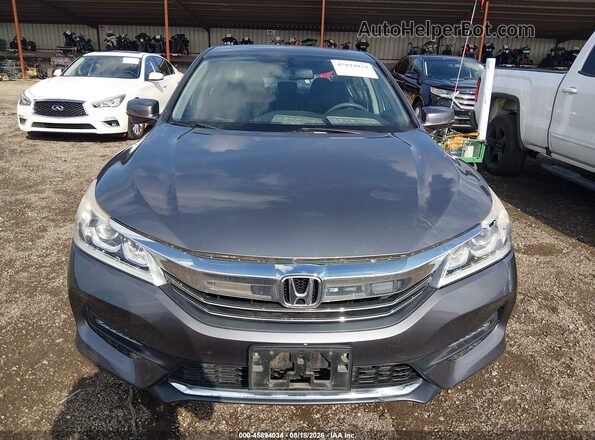 1HGCR2F86GA079904 2016 HONDA ACCORD Gray Widok zestawu wskaźników