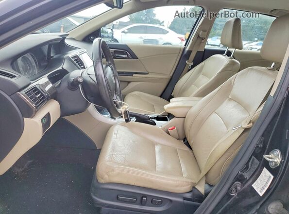 1HGCR2F86GA087615 2016 HONDA ACCORD Black Սալոնի դիմացի տեսք