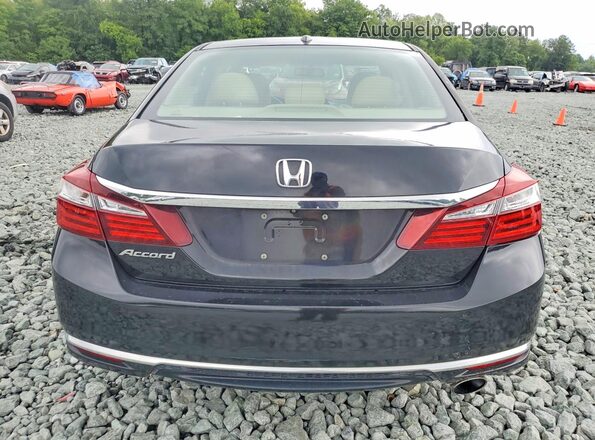1HGCR2F86GA087615 2016 HONDA ACCORD Black Հետևի տեսք